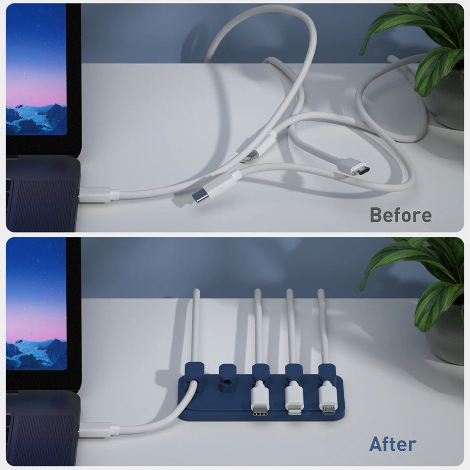 Neivy Studio — Magnetic Desk Cable Organizer