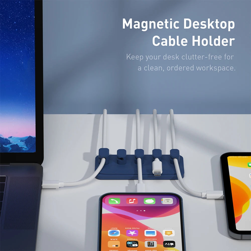 Neivy Studio — Magnetic Desk Cable Organizer